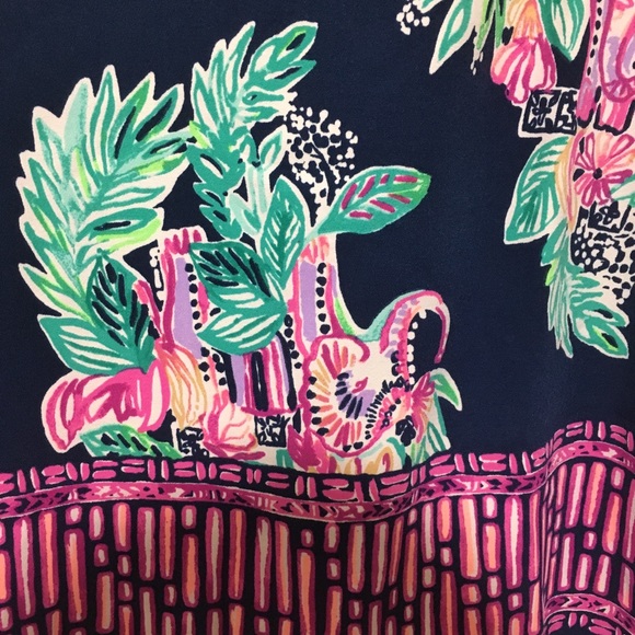 NEW Lilly Pulitzer Donna Romper in Peanut Gallery - Picture 2 of 7